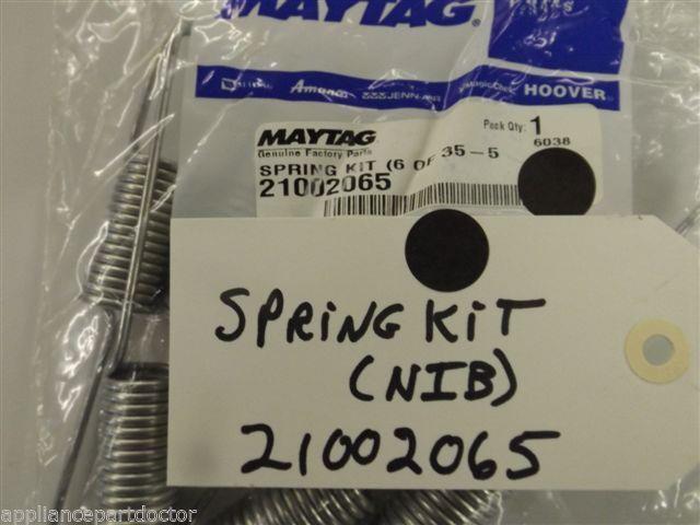 Maytag Admiral Washer 21002065 SPRING KIT (6 of 35-5) NEW IN BOX Maytag Admiral Washer 21002065 SPRING KIT (6 of 35-5) NEW IN BOX